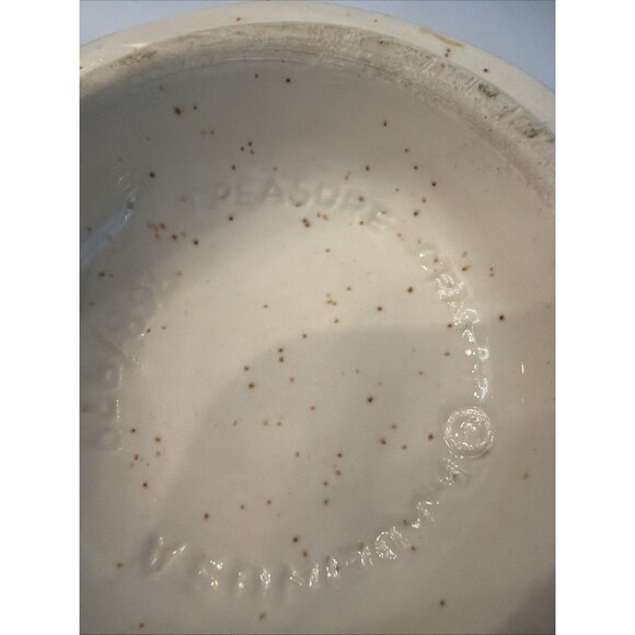 Vintage Treasure Craft Speckled Sugar Jar Wheat Design TCR19 - Picture 6 of 10